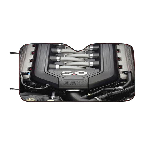 5 0L Coyote Ford Mustang Gt Engine Car Windshield Sunshade