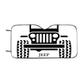 Abstract Jeep Car Windshield Sunshade
