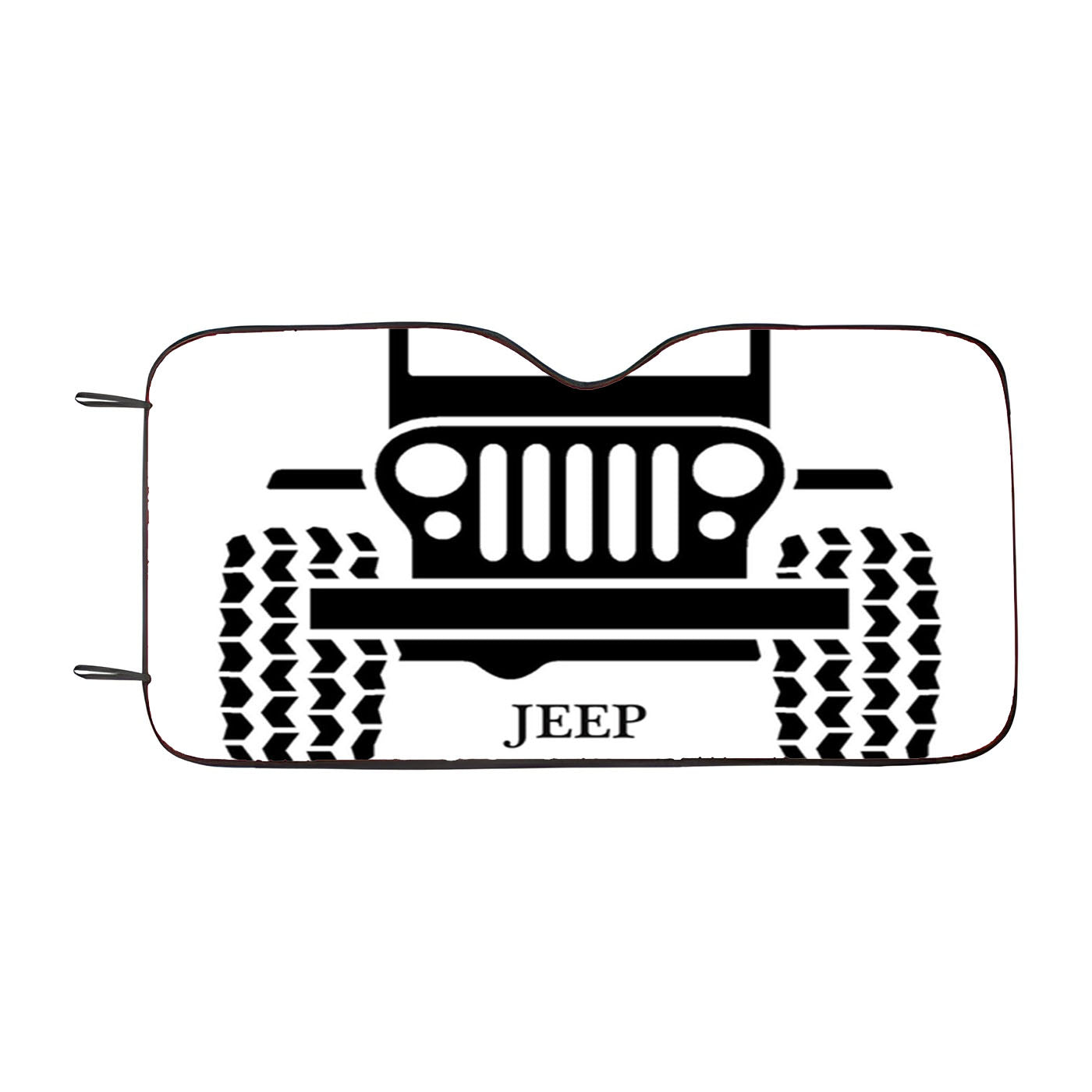 Abstract Jeep Car Windshield Sunshade