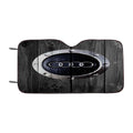 Audi Car Logo Dark Wood Wallpaper Car Windshield Sunshade