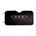 Audi Dark Logo Wallpaper Car Windshield Sunshade