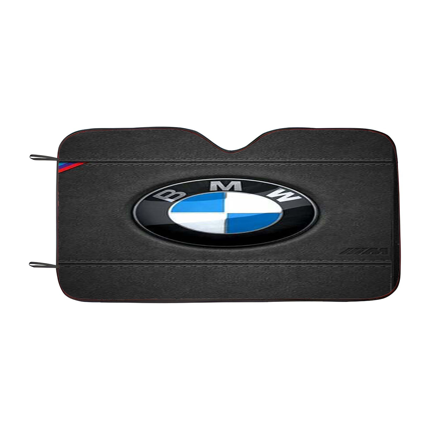Bmw 3M Logo Leather Car Windshield Sunshade