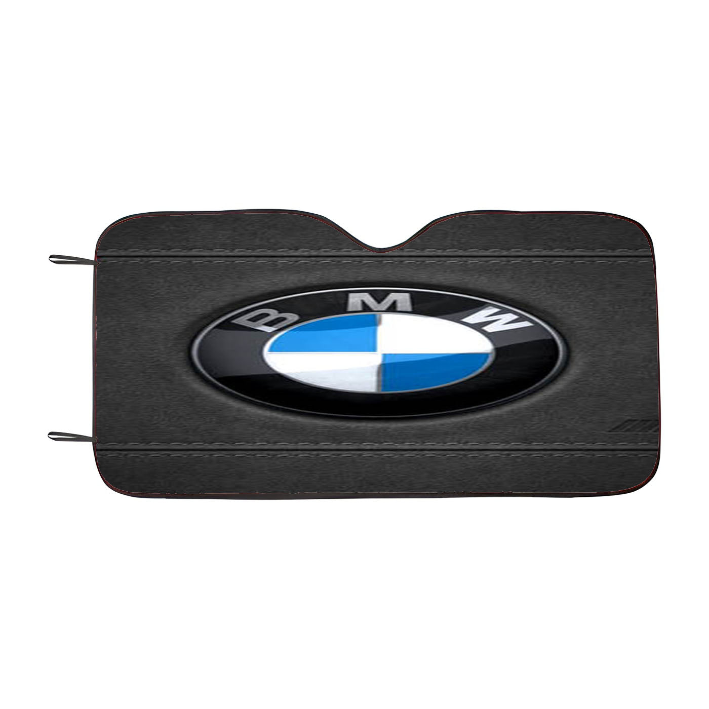 Bmw Leather Logo Car Windshield Sunshade