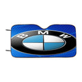 Bmw Logo Blue Carbon Car Windshield Sunshade