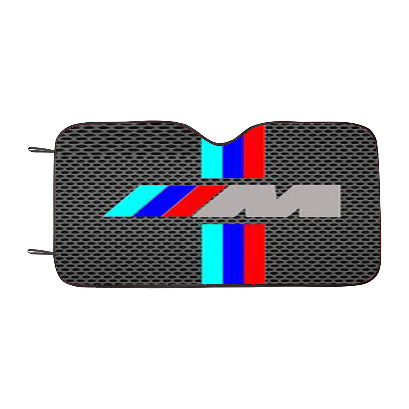 Bmw M Stripe Logo Car Windshield Sunshade