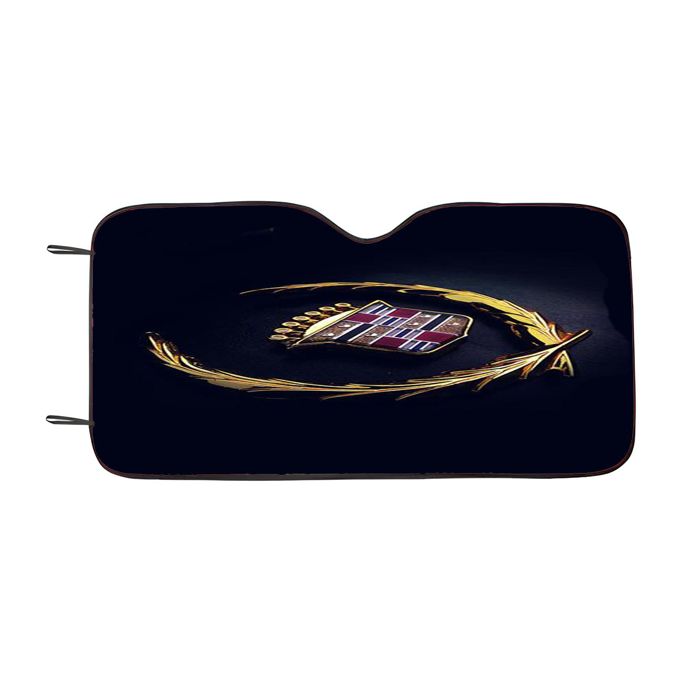 Cadillac Gold Logo Car Windshield Sunshade