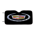 Cadillac Logo Black Car Windshield Sunshade