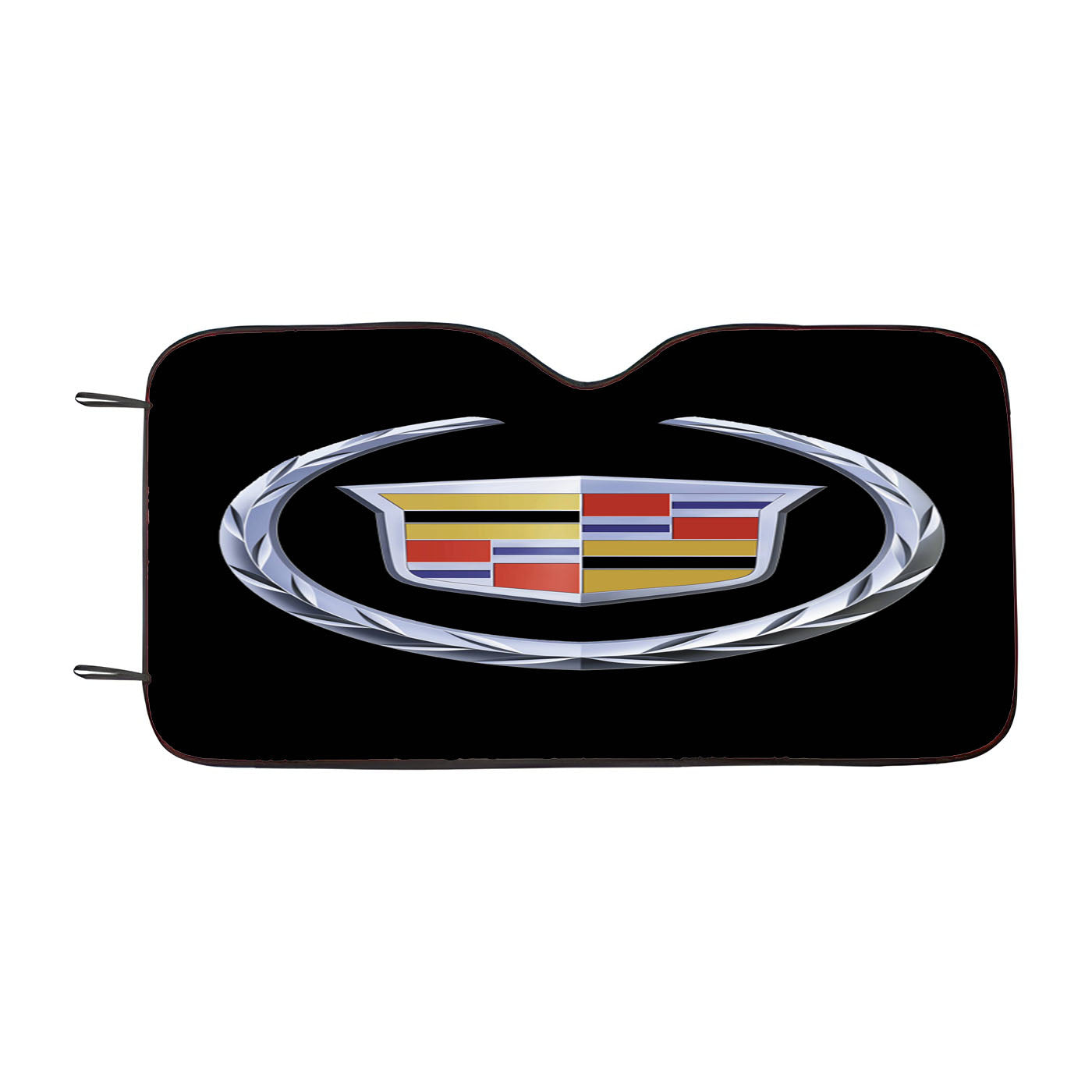 Cadillac Logo Black Car Windshield Sunshade