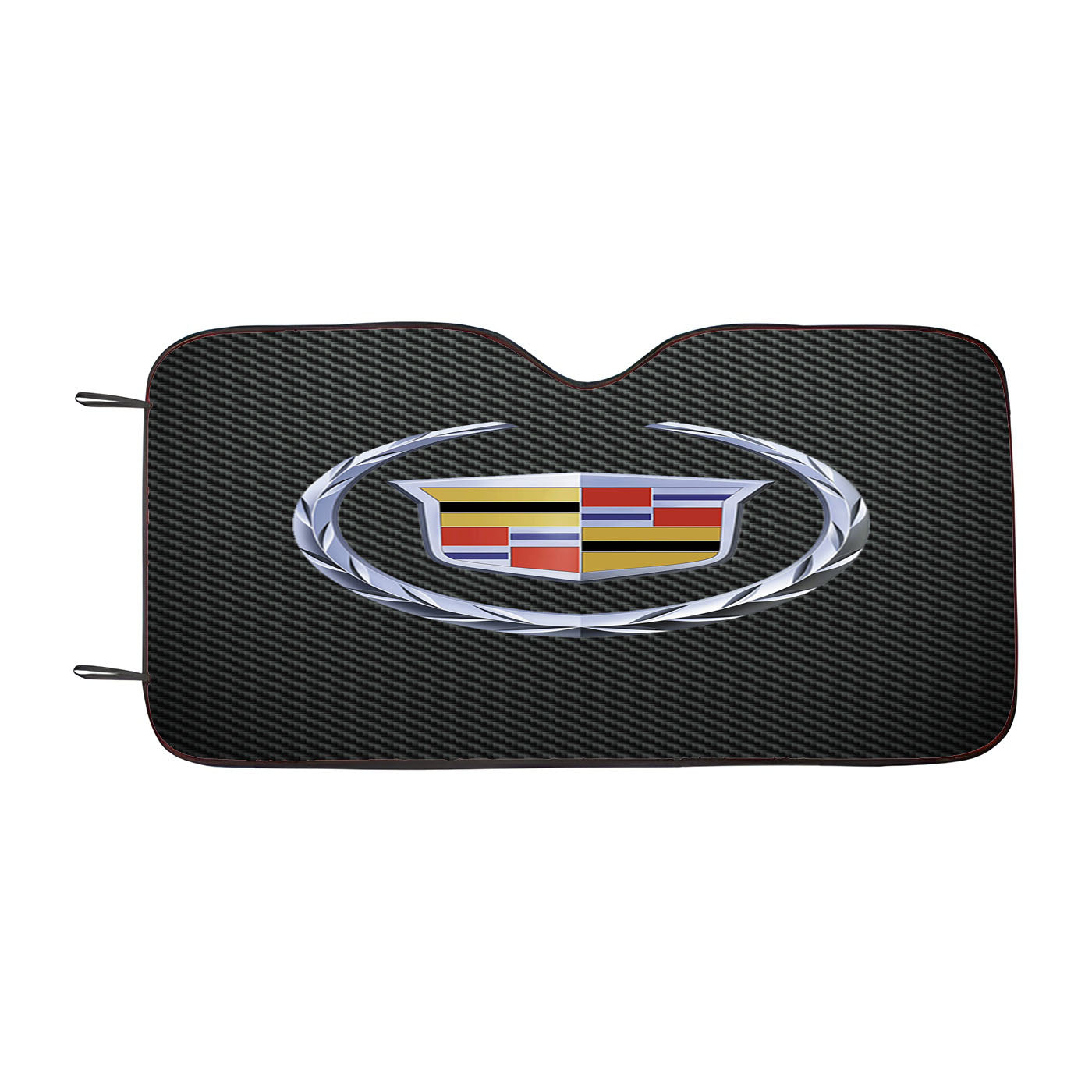 Cadillac Logo Carbon Fiber Car Windshield Sunshade