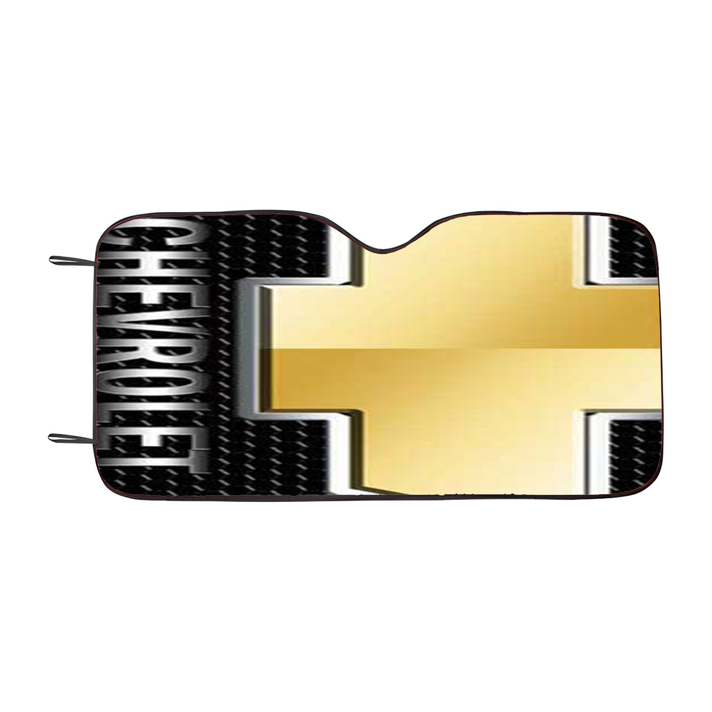 Chevrolet Logo On Mesh Car Windshield Sunshade
