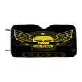 Corvette C6R Skull Car Windshield Sunshade