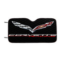 Corvette Logo Carbon Car Windshield Sunshade