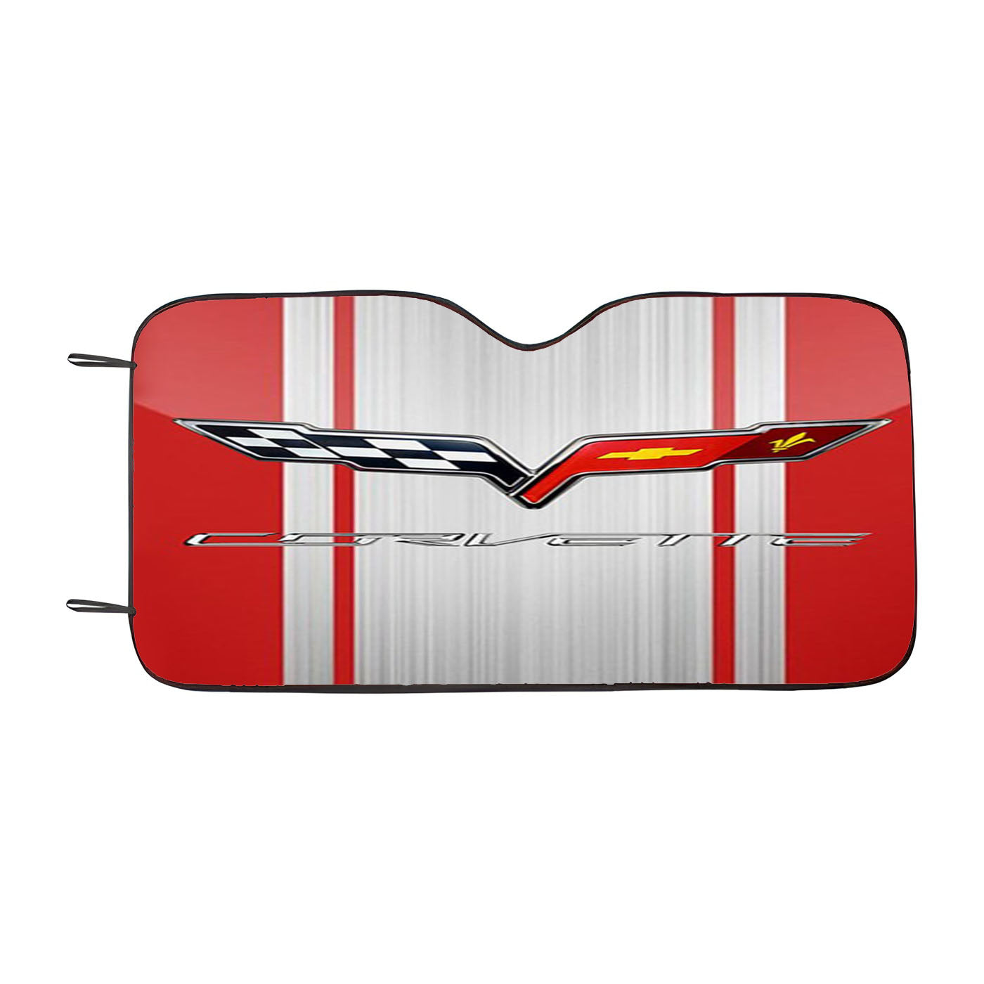Corvette Red Car Windshield Sunshade