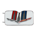 Corvette White Car Windshield Sunshade
