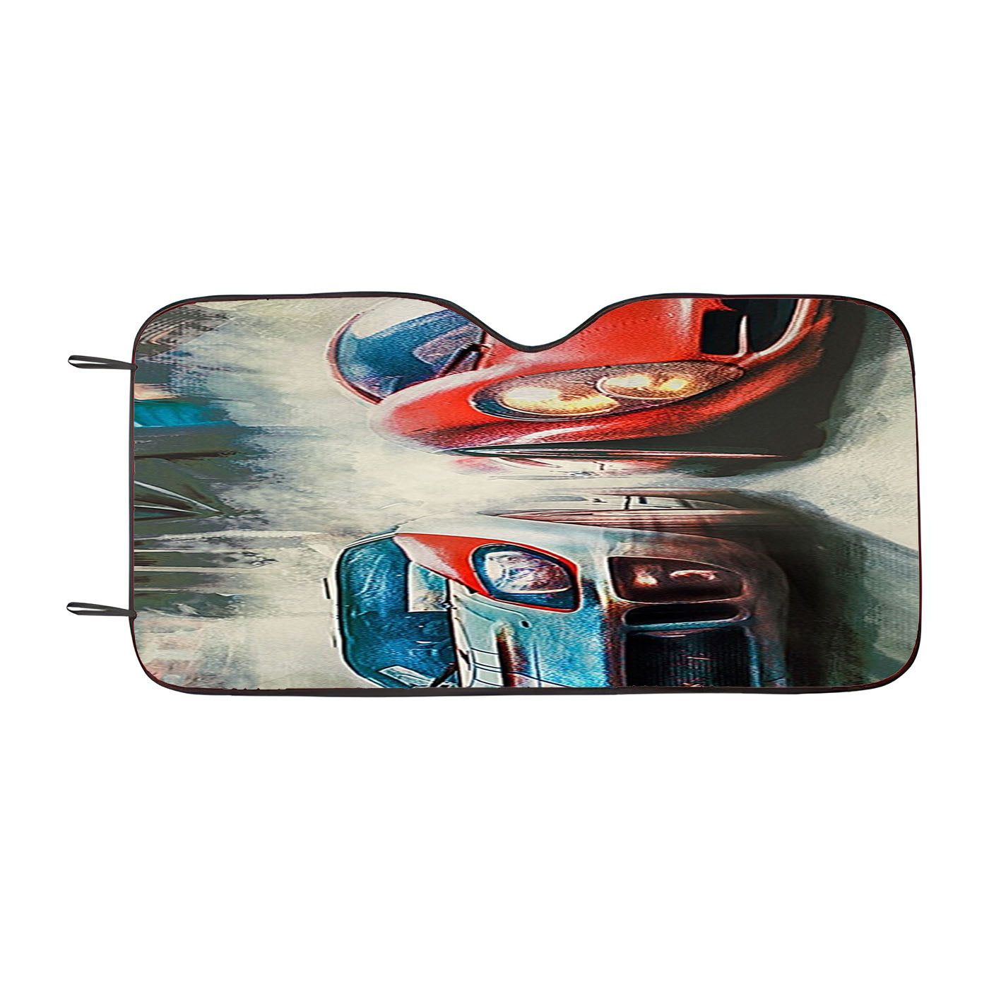 Ford Ferrari Movie Car Artwork Car Windshield Sunshade