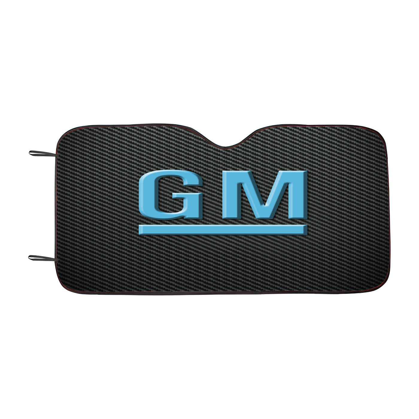 General Motors Carbon Fiber Logo Car Windshield Sunshade