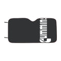 Grey Cummins Diesel Logo Car Windshield Sunshade