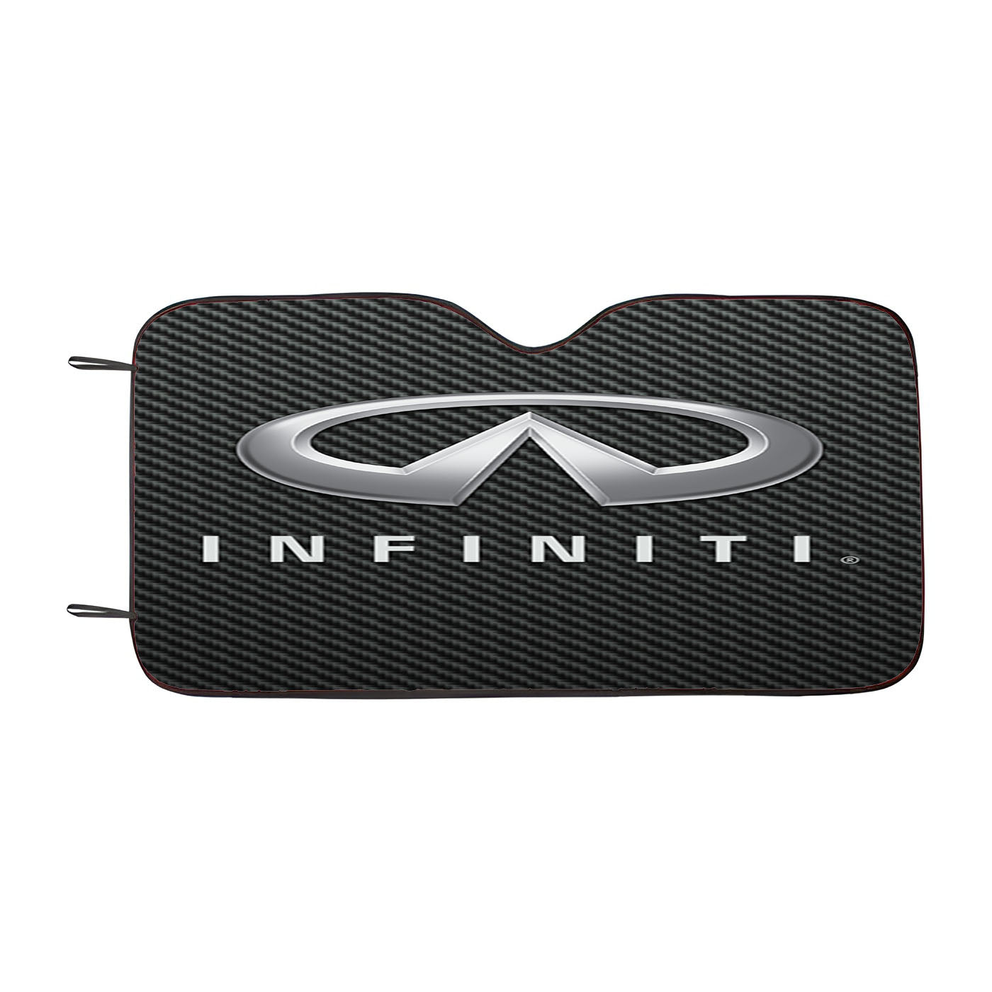 Infiniti Logo Carbon Fiber Car Windshield Sunshade