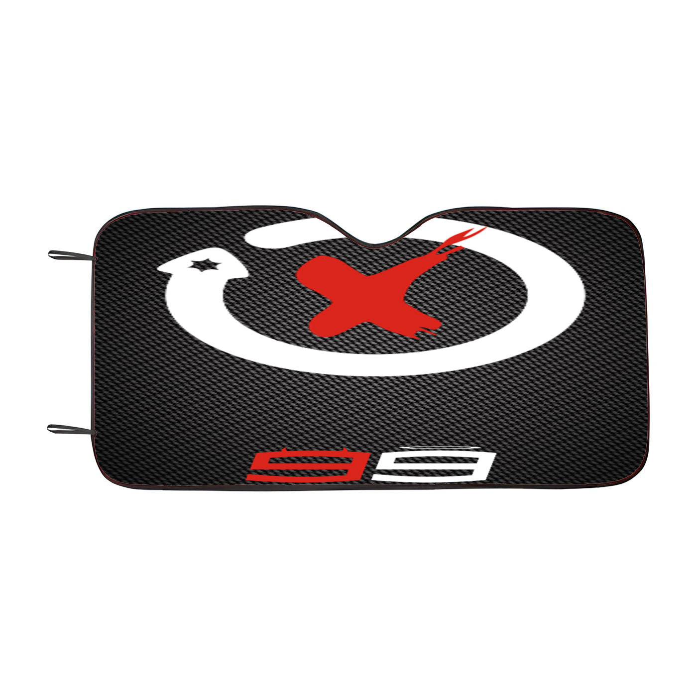 Jorge Lorenzo 99 X-Fuera Carbon Motogp Car Windshield Sunshade