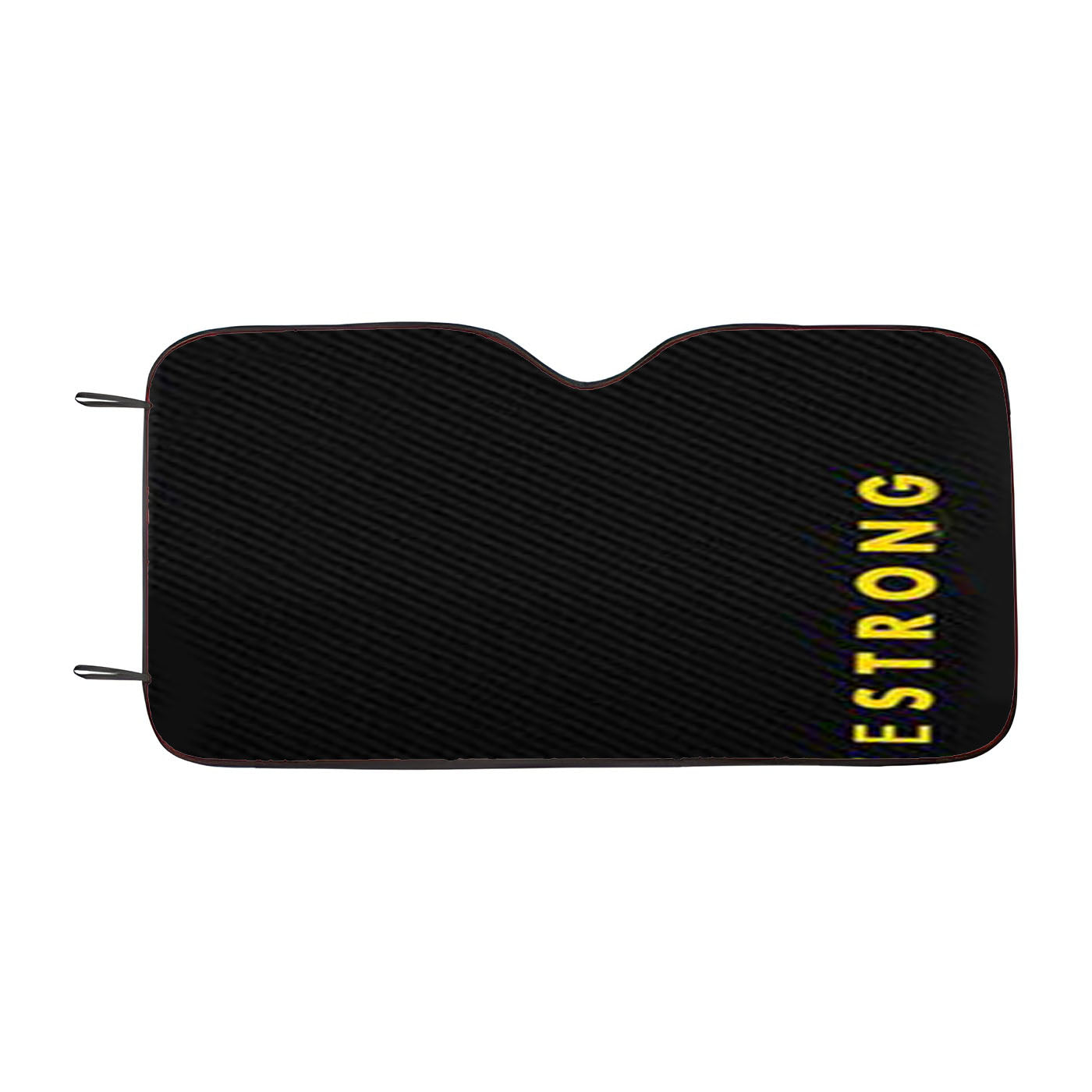 Livestrong Carbon Pattern Car Windshield Sunshade