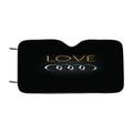 Love Audi Logo Wallpaper Car Windshield Sunshade