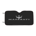 Maserati Italy Trident Black Logo Car Windshield Sunshade