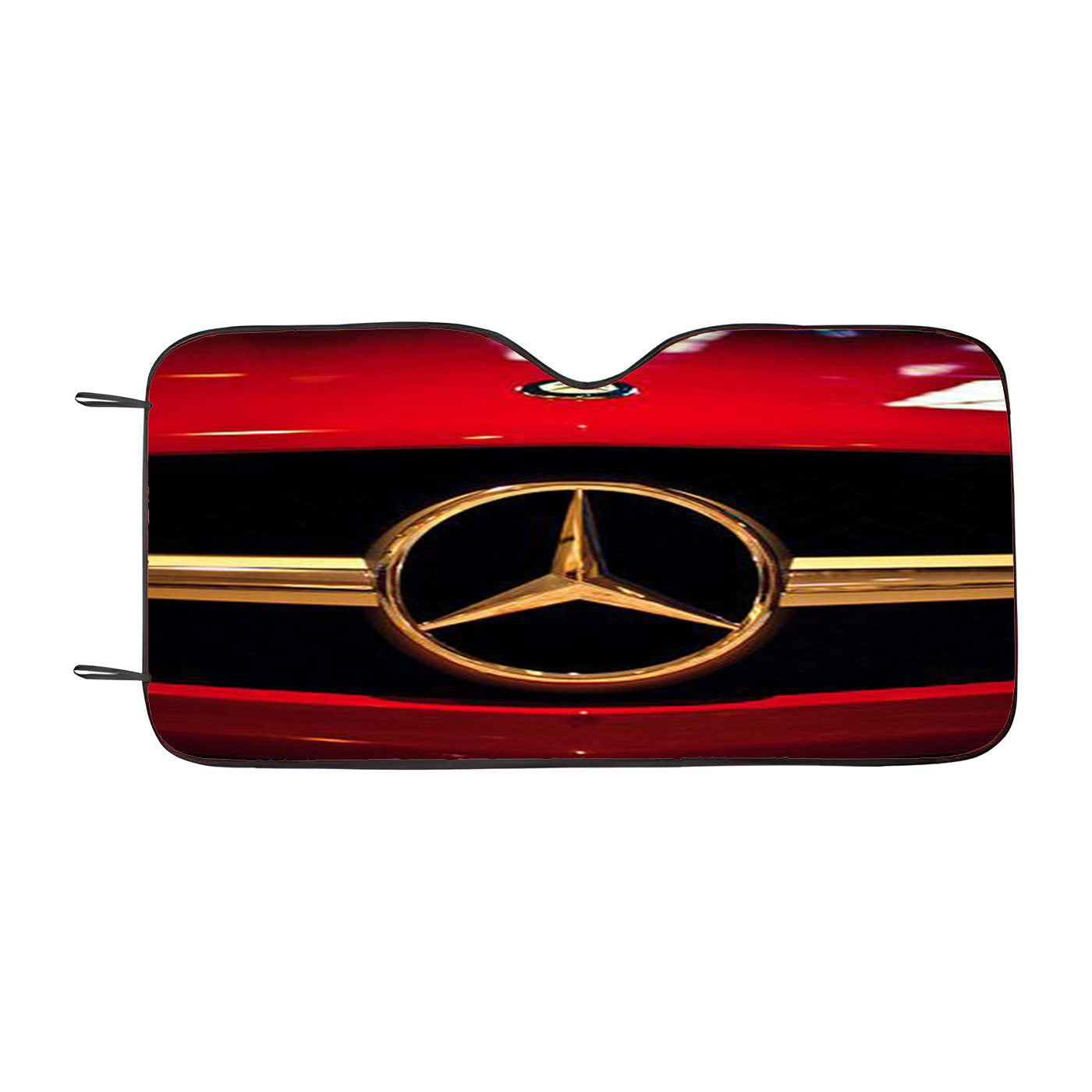 Mercedes Logo Cars Wheels Car Windshield Sunshade