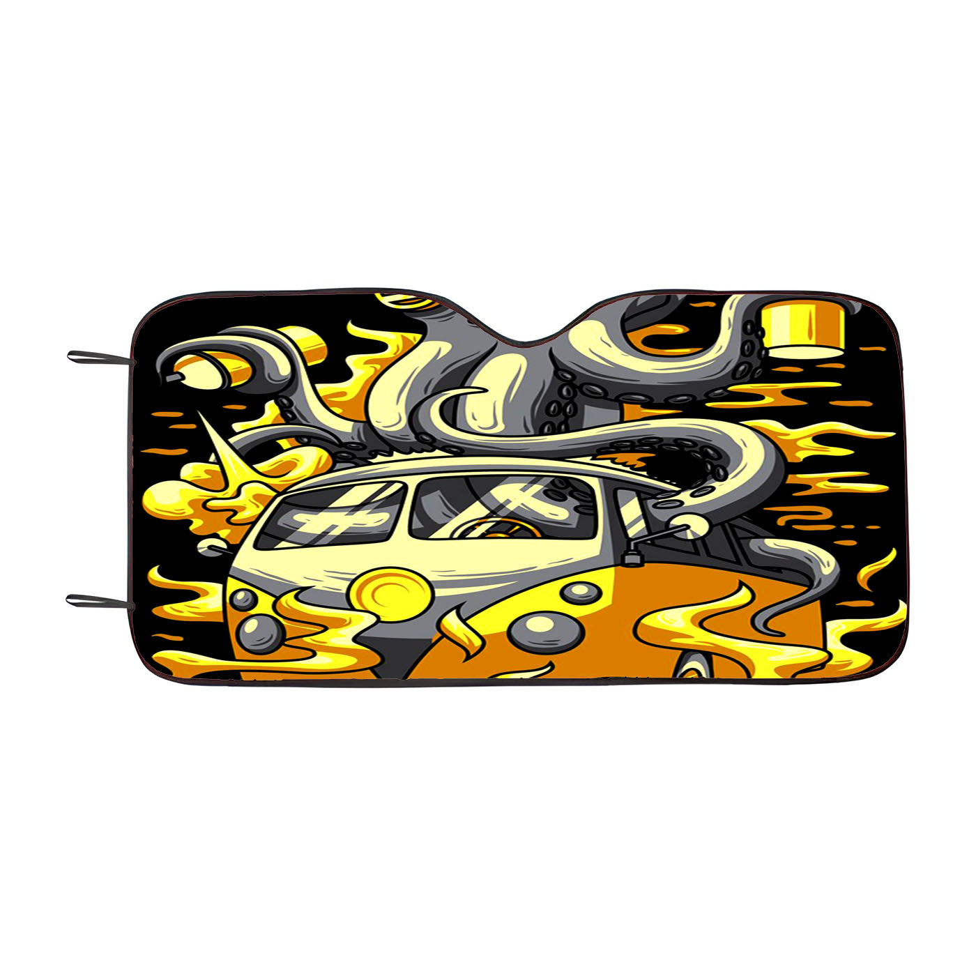 Octopus X Vw Graffiti Art Car Windshield Sunshade