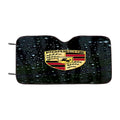 Porsche Emblem Water Drop Car Windshield Sunshade