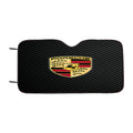 Porsche Logo Carbon Car Windshield Sunshade