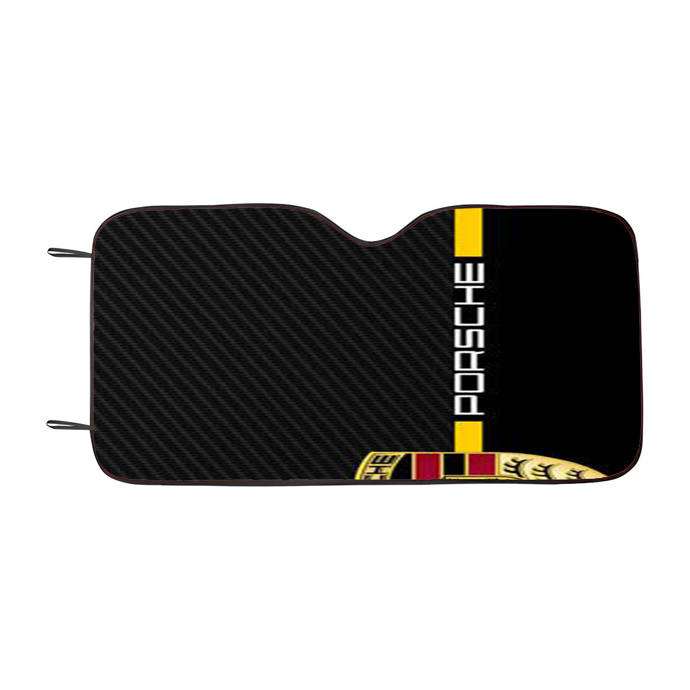 Porsche Stripe Carbon Car Windshield Sunshade