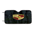 Porsche Wallpaper Logo Car Windshield Sunshade