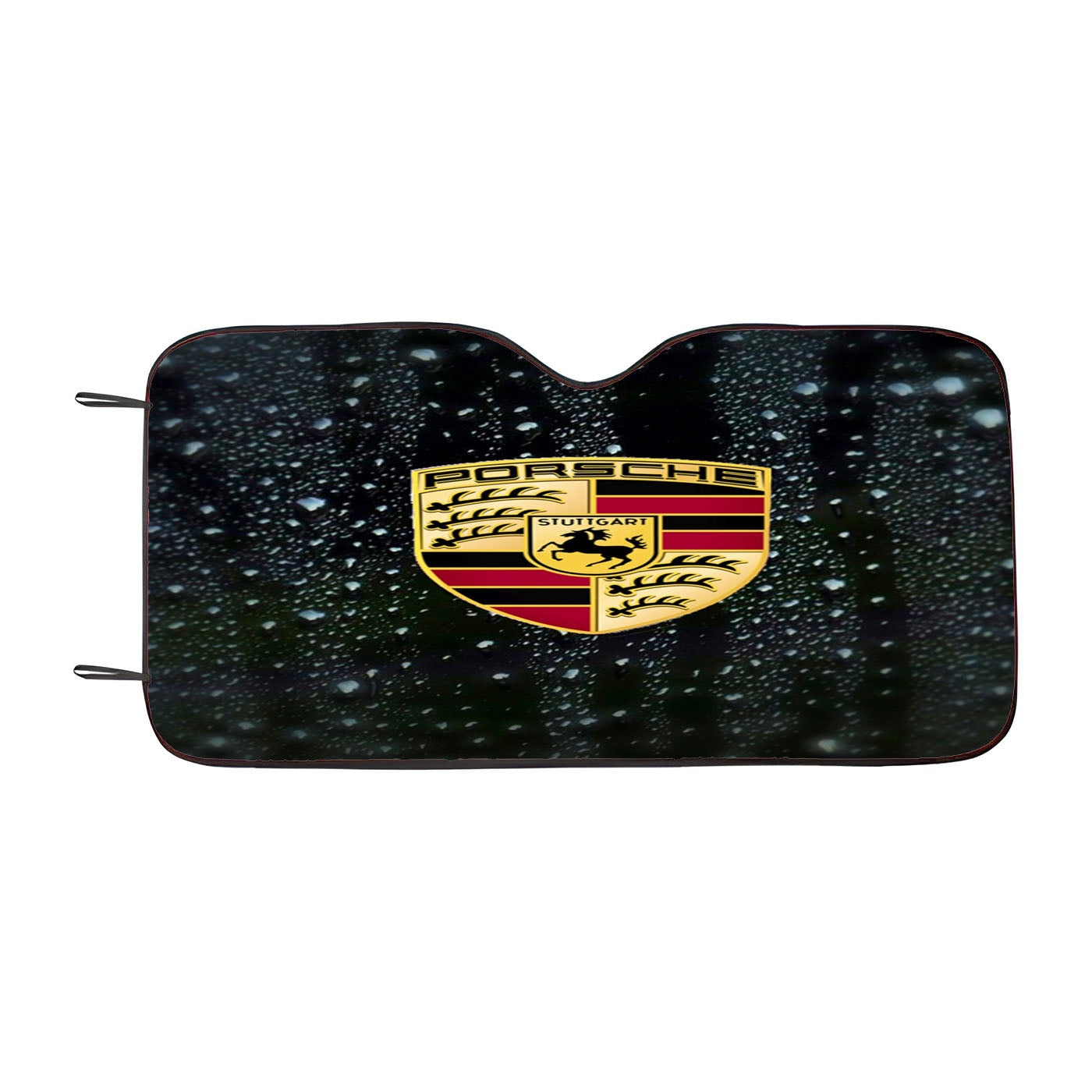 Porsche Wallpaper Logo Car Windshield Sunshade