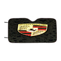 Rain Drop Porsche Logo Car Windshield Sunshade
