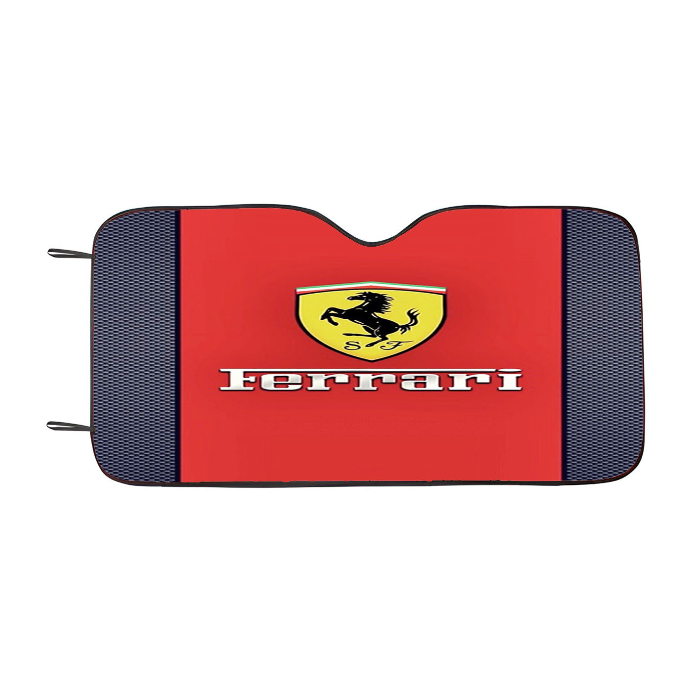 Red Line Ferrari Logo Car Windshield Sunshade