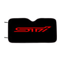 Subaru Sti Red Logo Car Windshield Sunshade