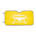 Volkswagen Yellow Car Windshield Sunshade