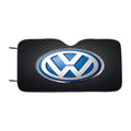 Vw Logo Black Carbon Car Windshield Sunshade