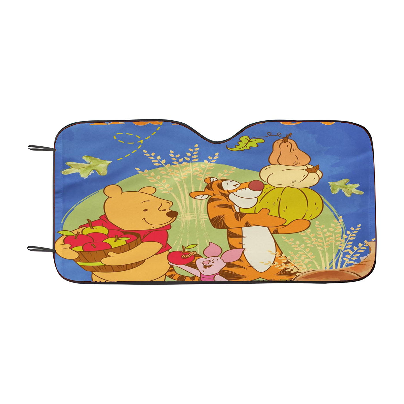 100 Acre Harvest Pooh Tigger Piglet Car Windshield Sunshade