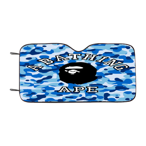 A Bathing Ape Blue Car Windshield Sunshade
