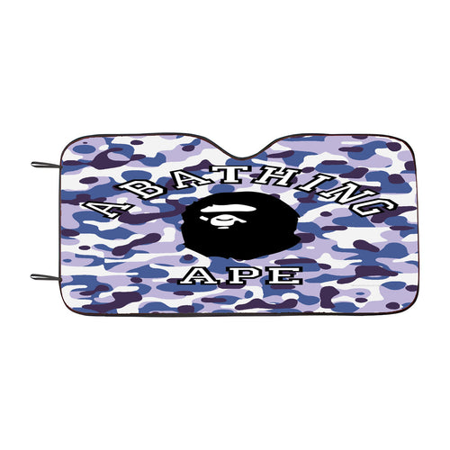 A Bathing Ape Blue Purple Car Windshield Sunshade
