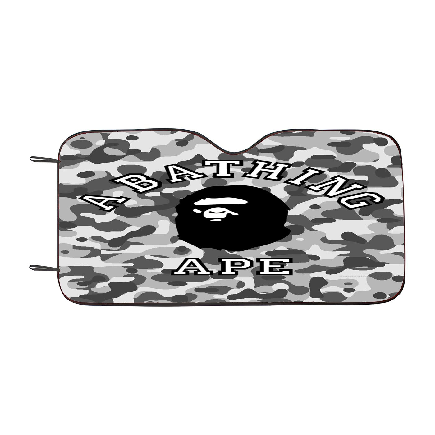 A Bathing Ape Grey Car Windshield Sunshade