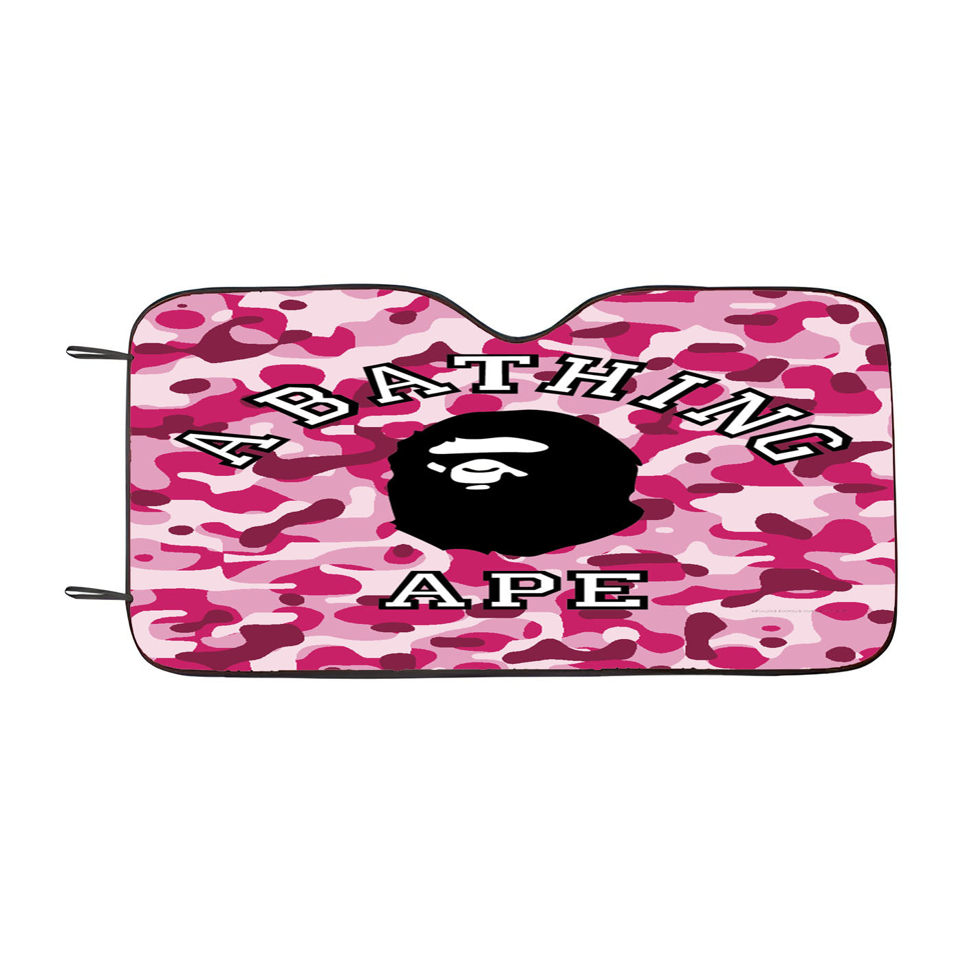 A Bathing Ape Pink Car Windshield Sunshade