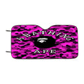 A Bathing Ape Purple Car Windshield Sunshade