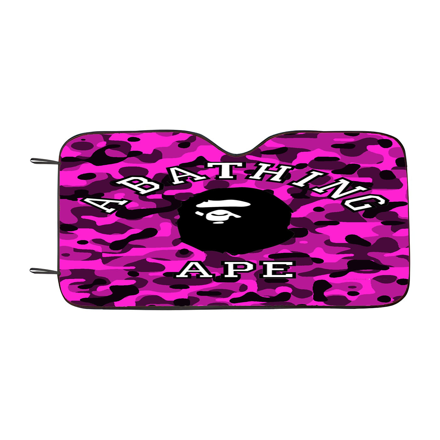 A Bathing Ape Purple Car Windshield Sunshade