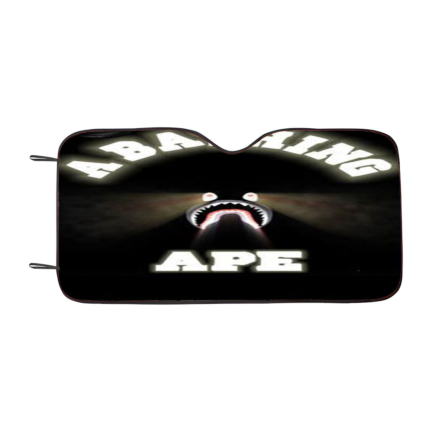 A Bathing Ape Shark Glow In The Dark Car Windshield Sunshade