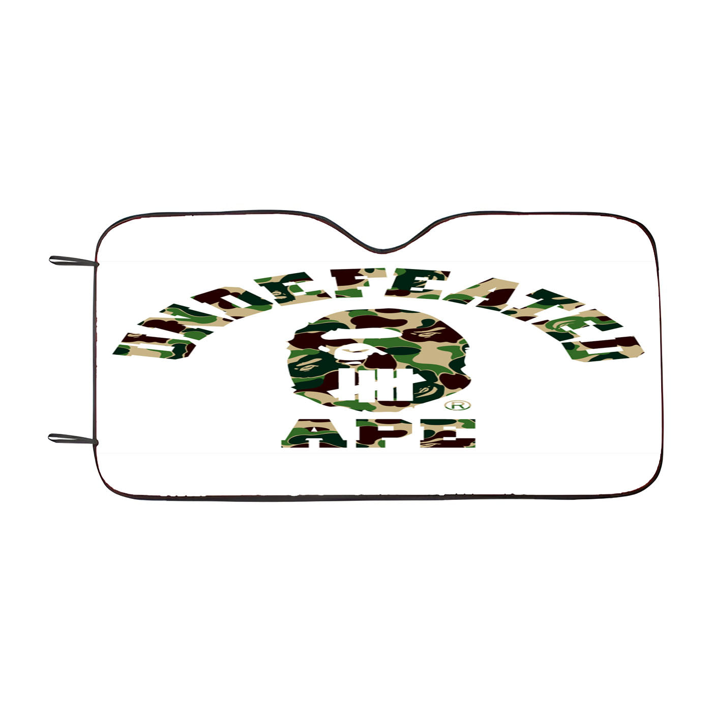 A Bathing Ape X Undefeated Car Windshield Sunshade