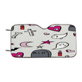 A Creepy Cute Halloween Car Windshield Sunshade