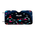 Abstract Art One Side Zero Car Windshield Sunshade