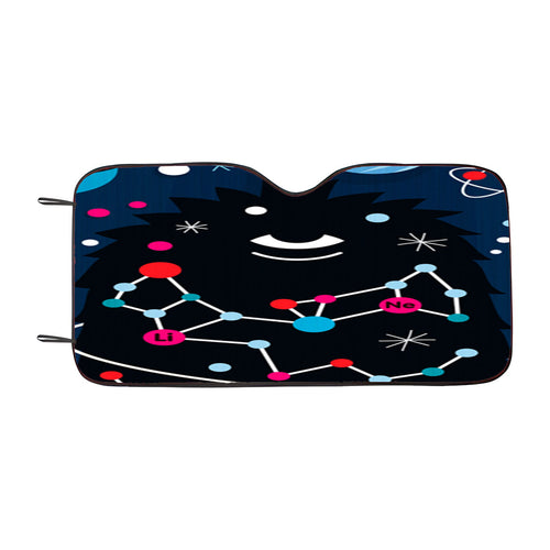 Abstract Art One Side Zero Car Windshield Sunshade